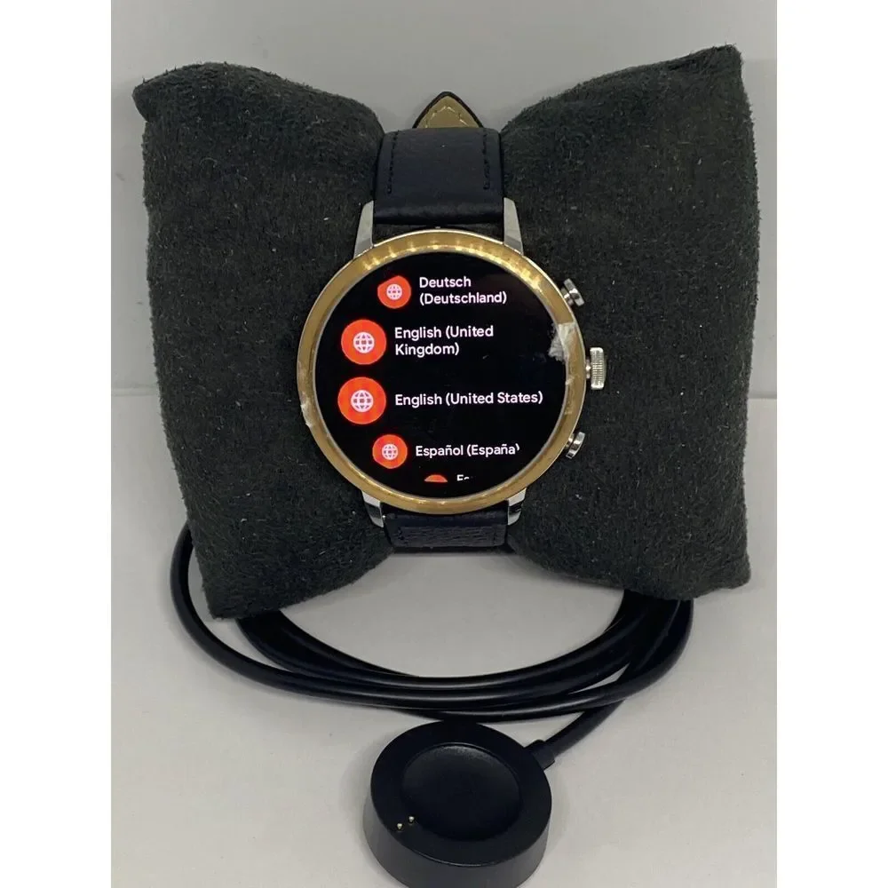 Fossil Gen 4 Authentic Digital Dial Smart Watch Custom Band FTW6016 AB614